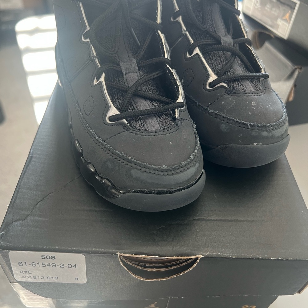 Jordan Retro 9C Black Sneakers